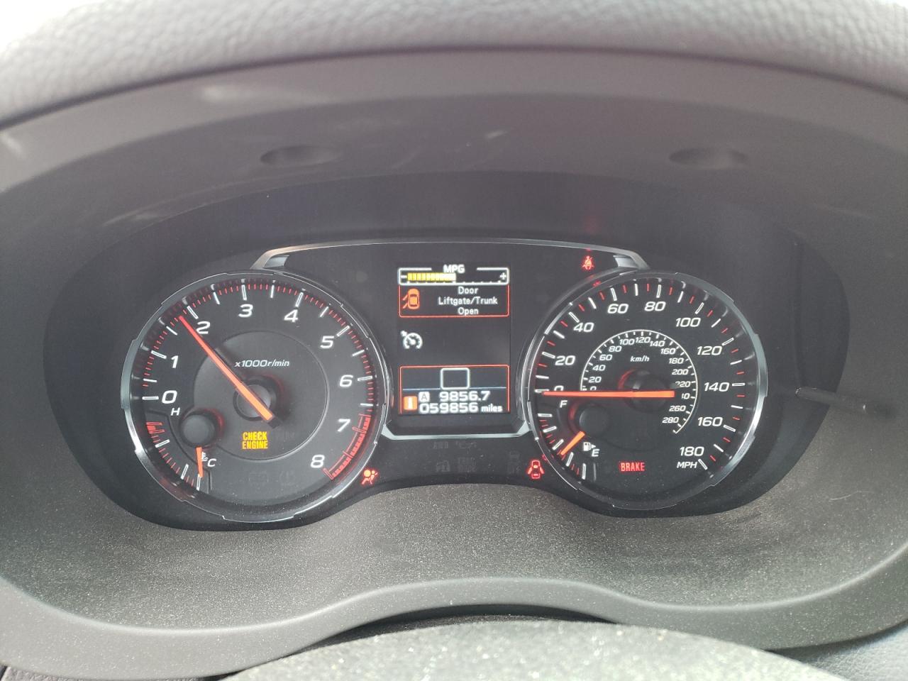 2019 Subaru Wrx VIN: JF1VA1A64K9809081 Lot: 52586815