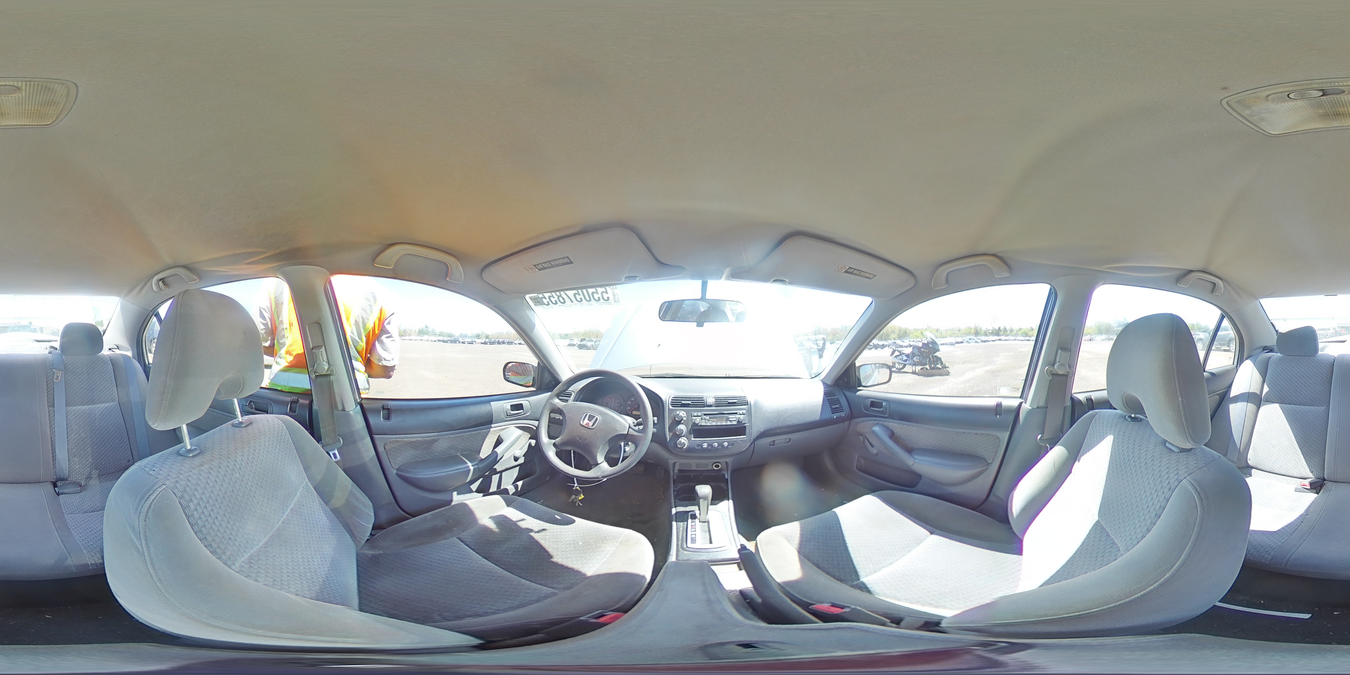 2004 Honda Civic Dx Vp VIN: 2HGES16374H546451 Lot: 55057855