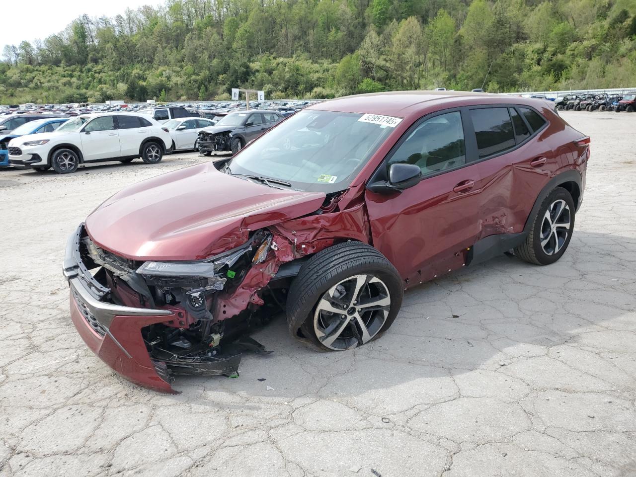 2024 Chevrolet Trax 1Rs იყიდება Hurricane-ში, WV - Front End