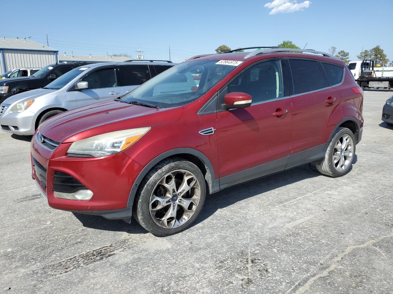 2013 Ford Escape Titanium na sprzedaż w Tulsa, OK - Front End