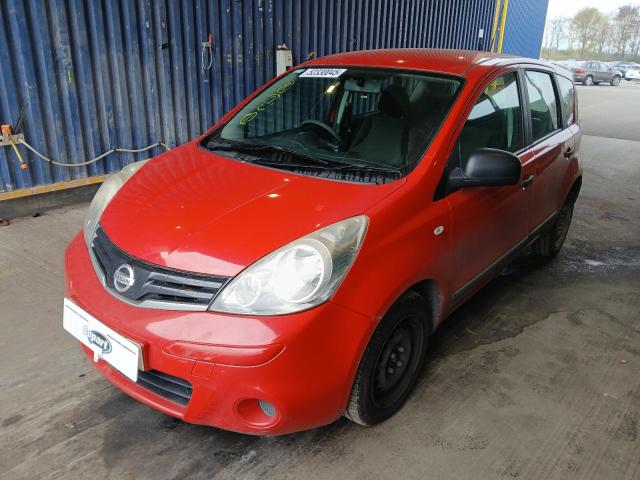 2012 NISSAN NOTE VISIA for sale at Copart SANDTOFT