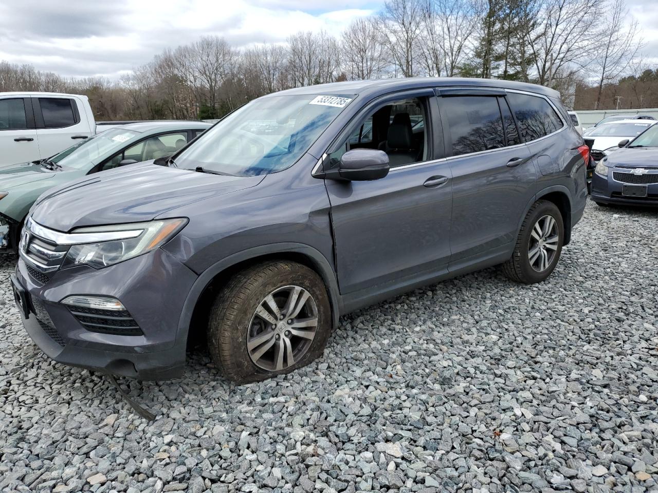 2018 Honda Pilot Exl продається в North Billerica, MA - Front End