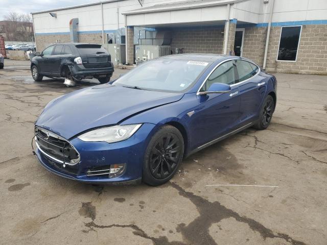 Hatchbacks TESLA MODEL S 2015 Blue