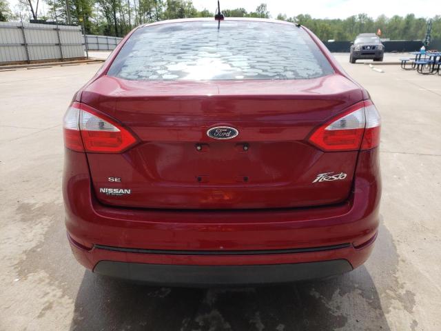 Sedans FORD FIESTA 2017 Red