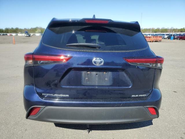  TOYOTA HIGHLANDER 2020 Blue