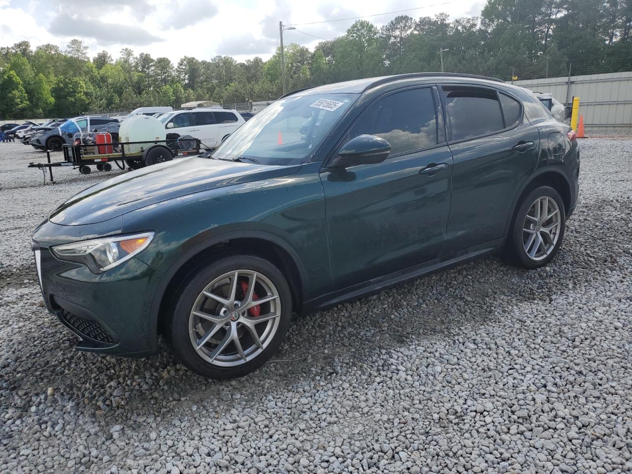 2019 Alfa Romeo Stelvio Ti na sprzedaż w Ellenwood, GA - Side