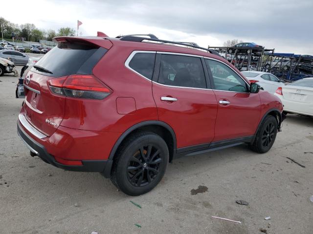  NISSAN ROGUE 2017 Красный