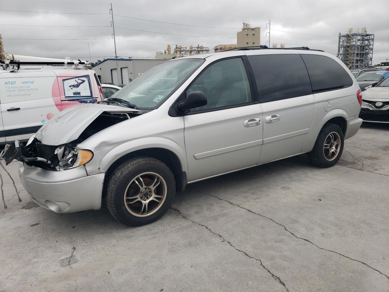 2007 Dodge Grand Caravan Sxt للبيع في New Orleans، LA - Front End