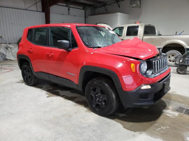  JEEP RENEGADE 2017 Czerwony