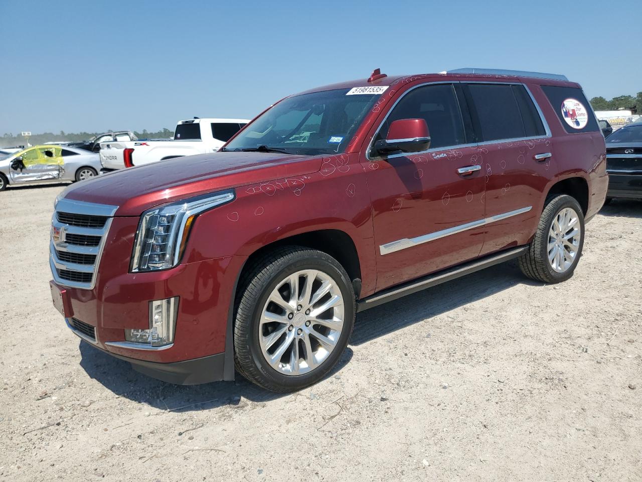 2020 Cadillac Escalade Premium Luxury للبيع في Houston، TX - Hail