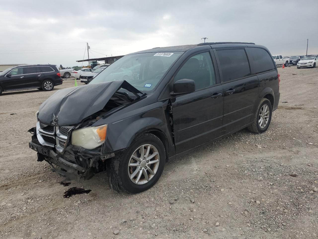 2013 Dodge Grand Caravan Sxt იყიდება Temple-ში, TX - Front End