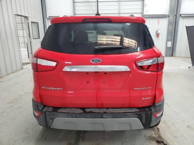  FORD ECOSPORT 2020 Red
