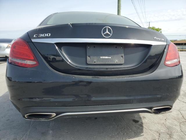 Sedans MERCEDES-BENZ C-CLASS 2016 Czarny