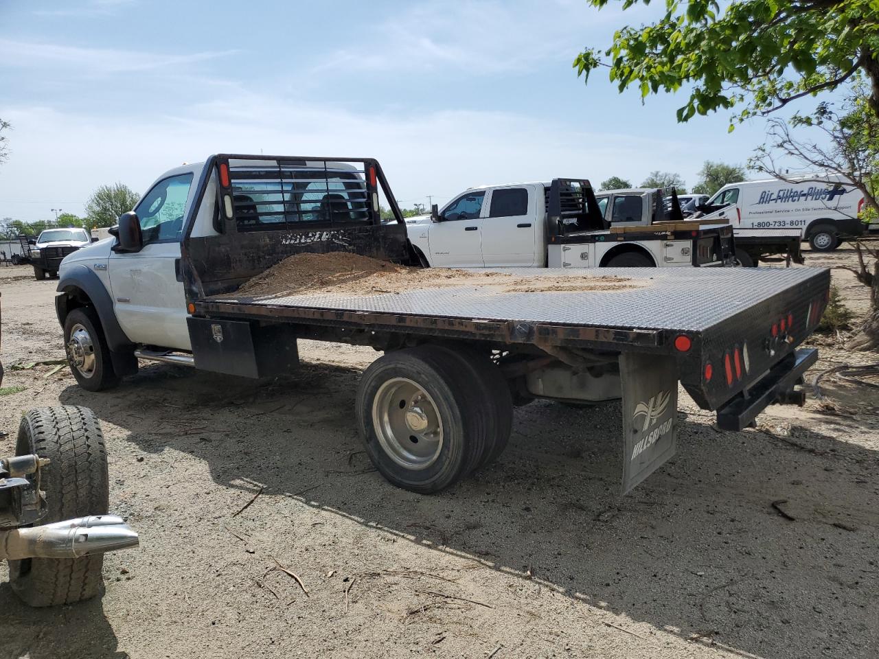 2005 Ford F450 Super Duty white other diesel 1FDXF46P25ED37784 photo #3