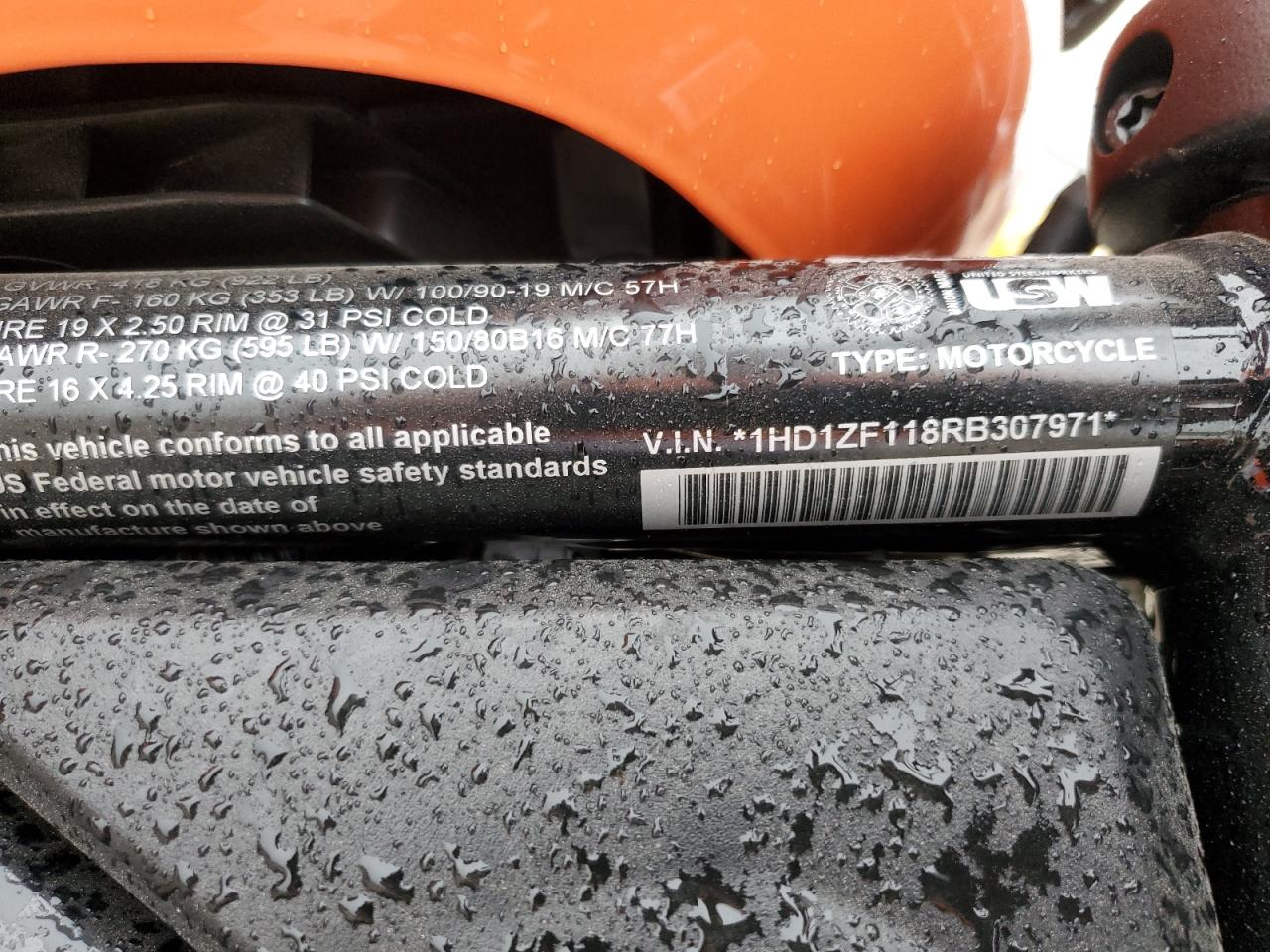 2024 Harley-Davidson Rh975 S VIN: 1HD1ZF118RB307971 Lot: 54440705