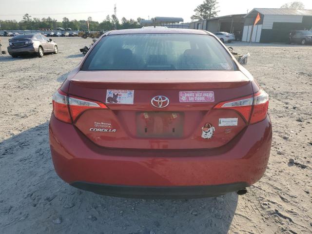  TOYOTA COROLLA 2016 Красный