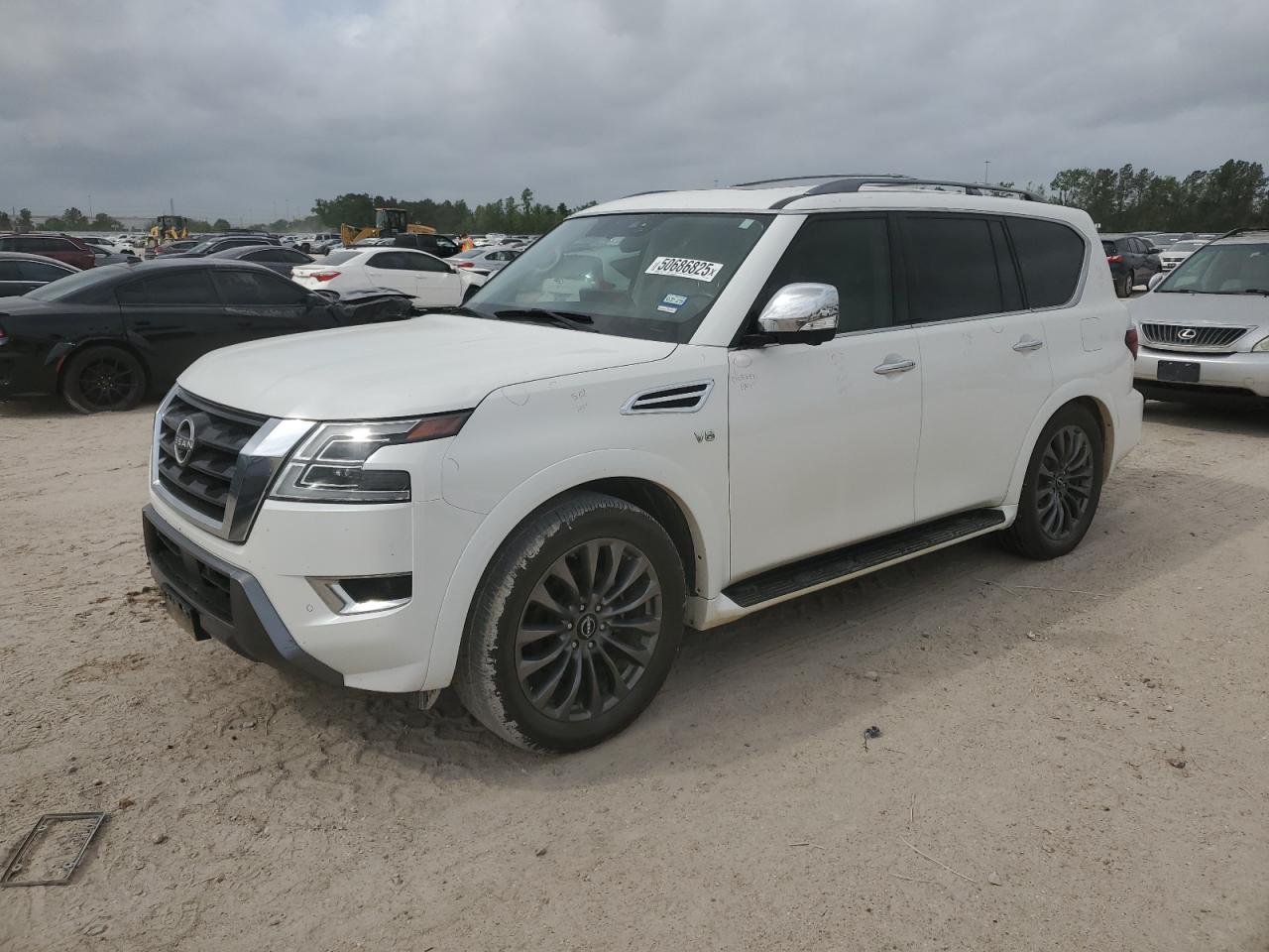 2021 Nissan Armada Platinum للبيع في Houston، TX - Hail