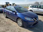 2016 Nissan Sentra S للبيع في Mcfarland، WI - Front End