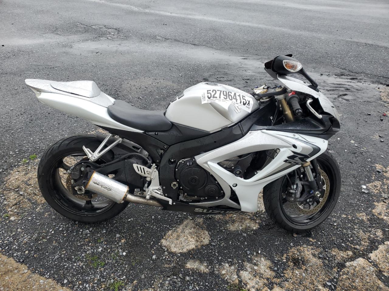 2007 Suzuki Gsx-R600 na sprzedaż w Grantville, PA - Side