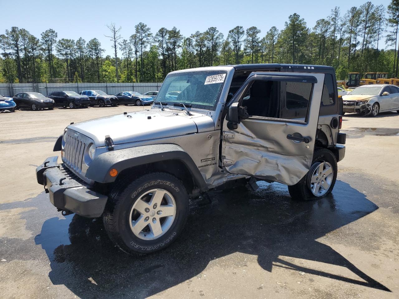 2013 Jeep Wrangler Sport zu verkaufen in Harleyville, SC - Side