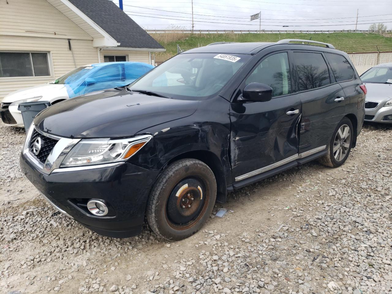 2013 Nissan Pathfinder S იყიდება Northfield-ში, OH - Front End