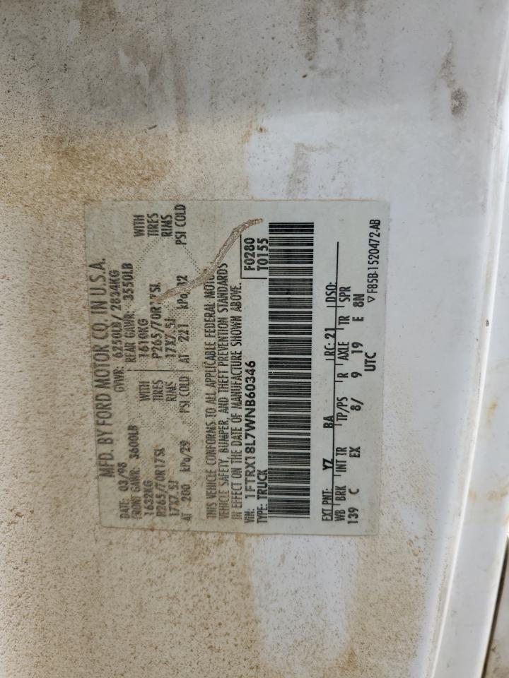 1FTRX18L7WNB60346 1998 Ford F150