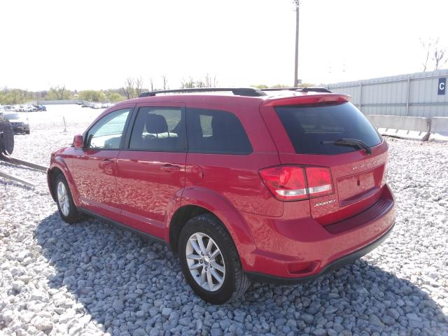  DODGE JOURNEY 2013 Red