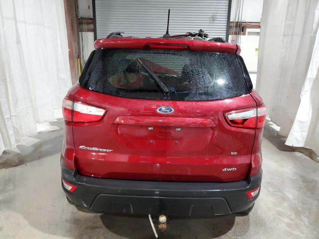  FORD ECOSPORT 2020 Red