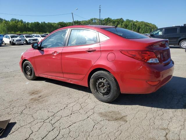  HYUNDAI ACCENT 2014 Червоний