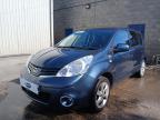 2012 NISSAN NOTE N-TEC for sale at Copart CHESTER
