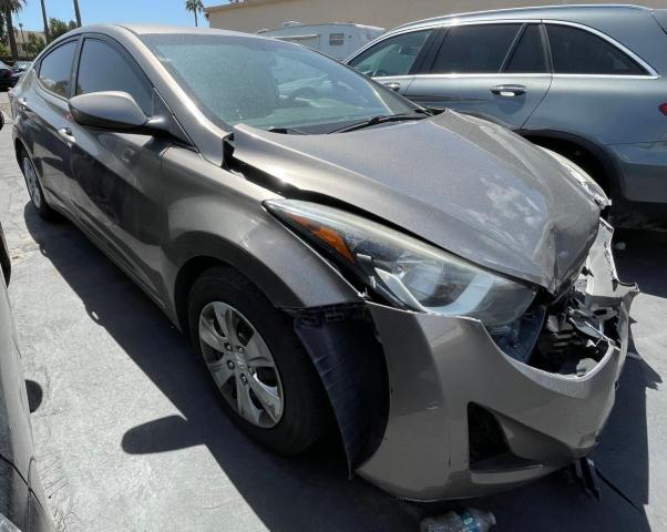 Sedans HYUNDAI ELANTRA 2016 Brown