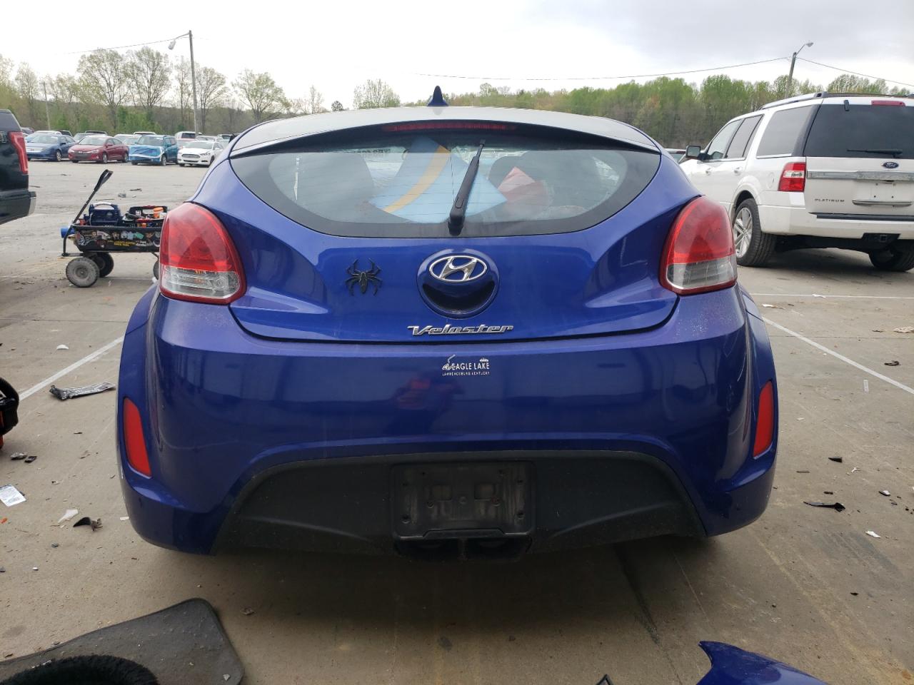 2013 Hyundai Veloster VIN: KMHTC6AD1DU165686 Lot: 53465935