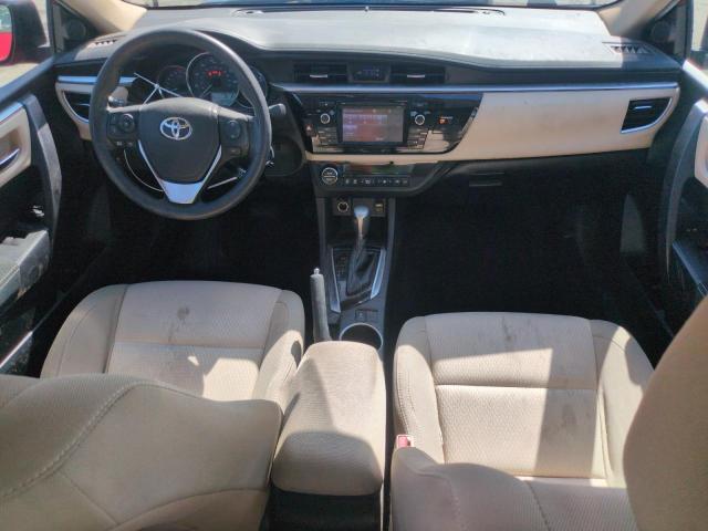  TOYOTA COROLLA 2015 Czerwony