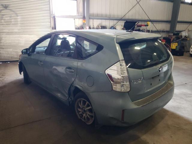  TOYOTA PRIUS 2014 Темно-бирюзовый