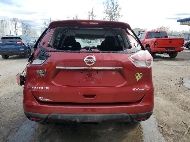  NISSAN ROGUE 2016 Красный