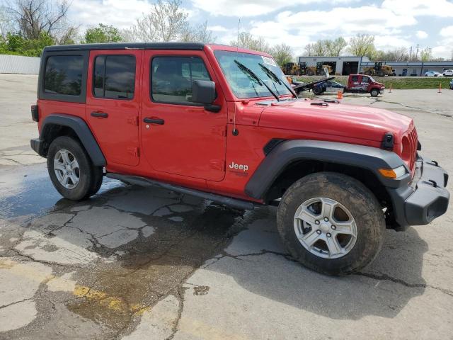  JEEP WRANGLER 2019 Czerwony