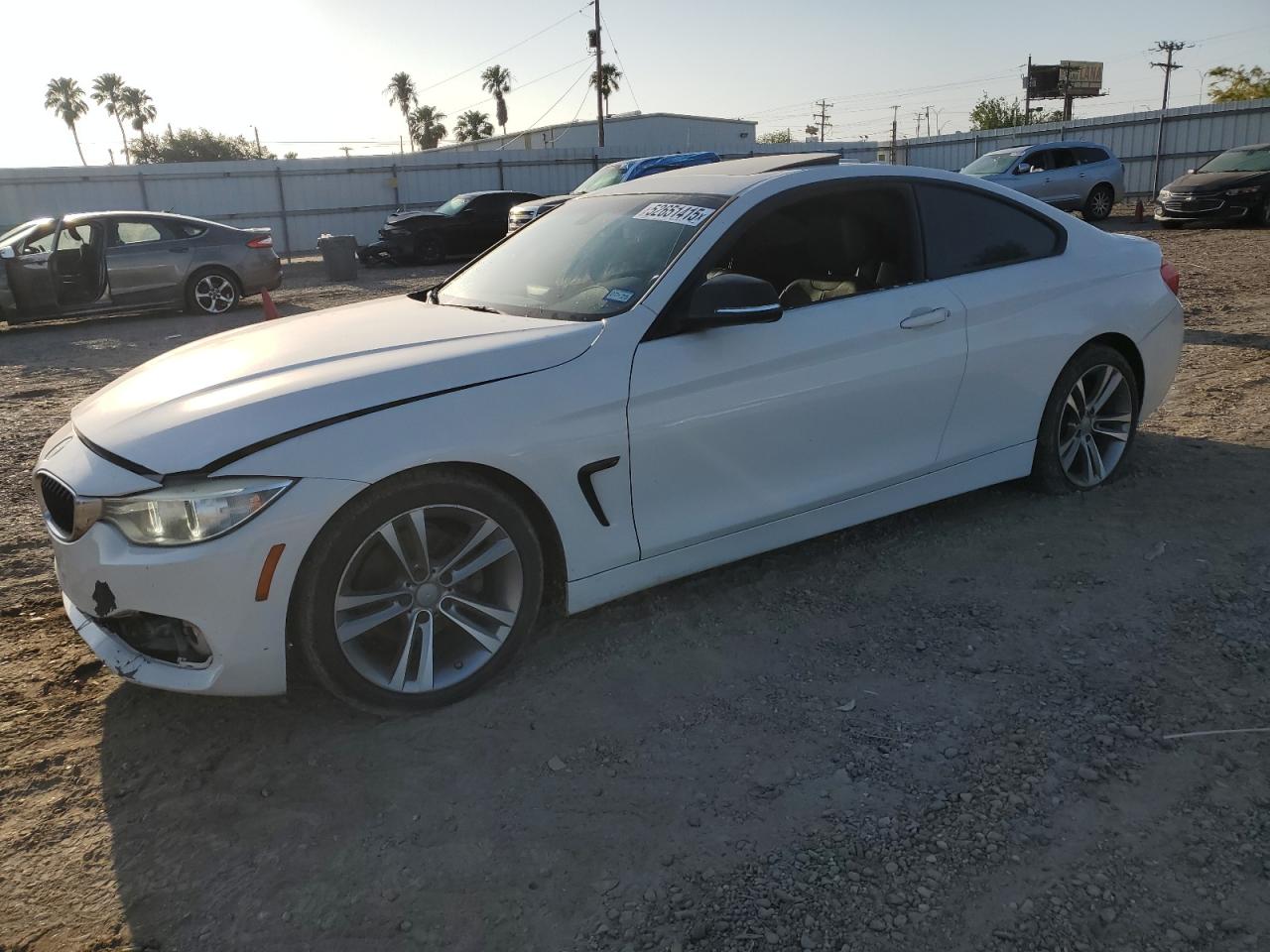 2015 Bmw 428 I на продаже в Mercedes, TX - Water/Flood