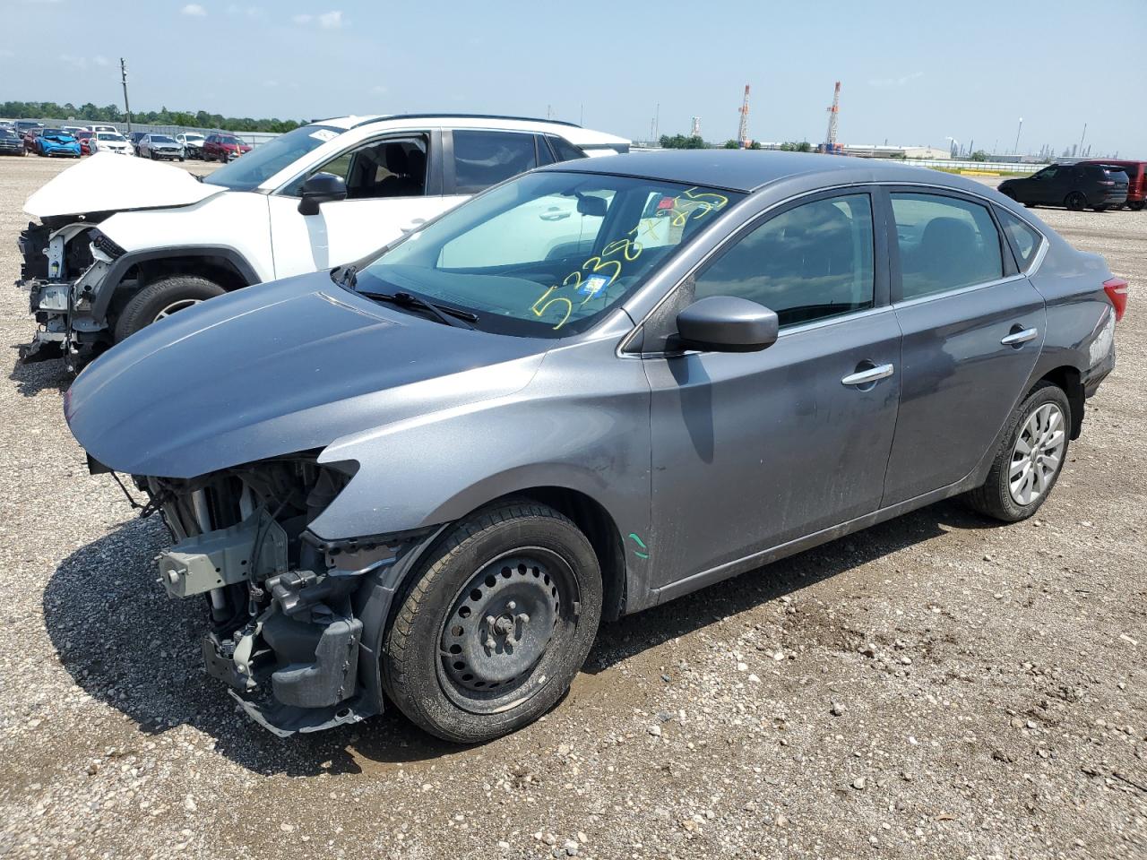 2019 Nissan Sentra S продається в Houston, TX - Front End