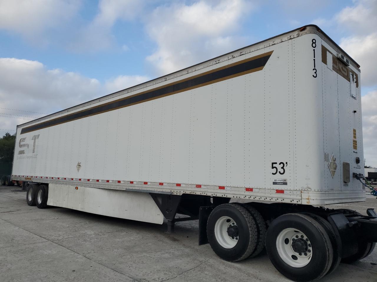 West Palm Beach, FL에서 판매 중인 2016 Hyundai Vi2530152-Ajs Dry Van Trailer - Side