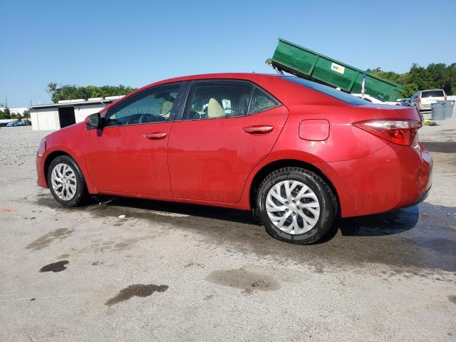  TOYOTA COROLLA 2017 Red