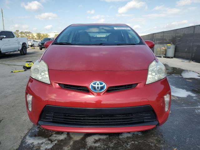 TOYOTA PRIUS 2015 Czerwony