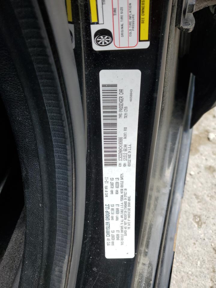 2012 Dodge Avenger Se VIN: 1C3CDZABXCN183666 Lot: 55219965