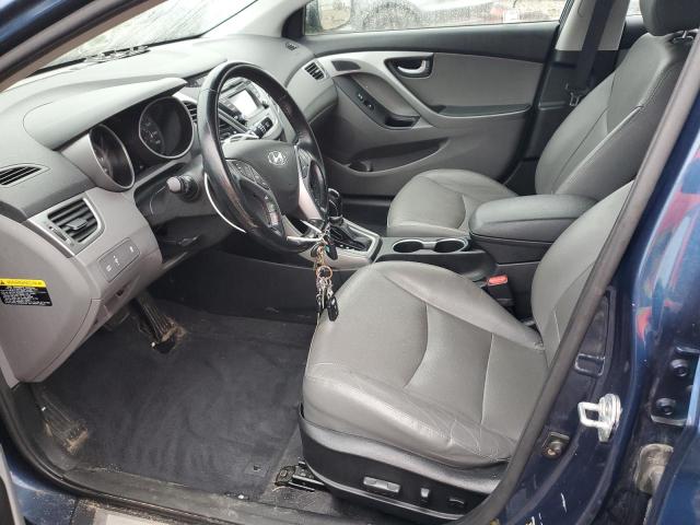  HYUNDAI ELANTRA 2015 Granatowy