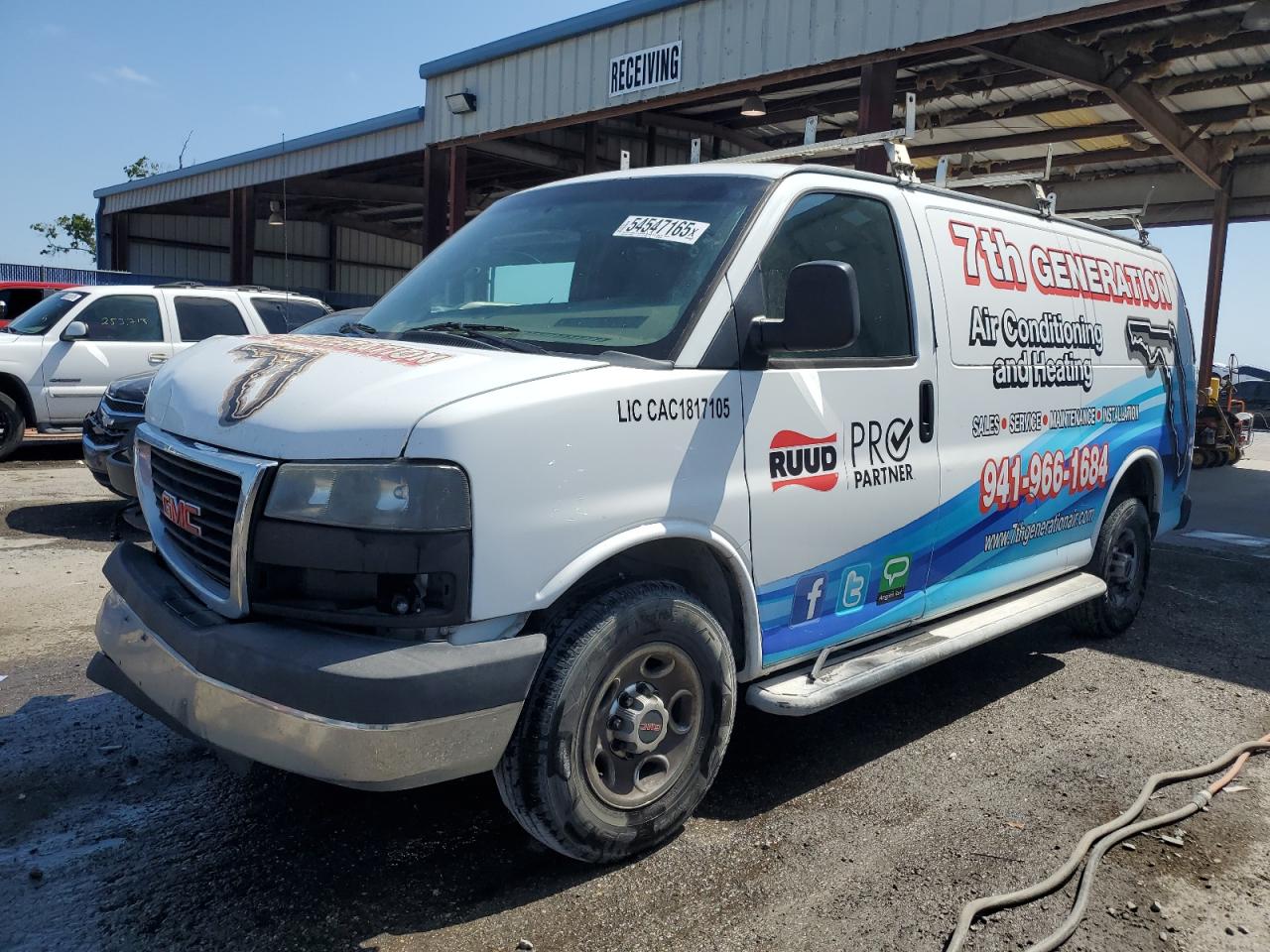 2015 Gmc Savana G2500 იყიდება Riverview-ში, FL - Rear End