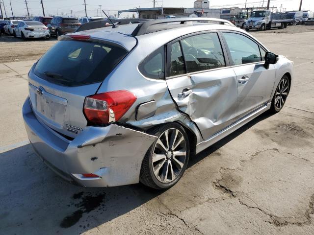 Crossovers SUBARU IMPREZA 2016 Srebrny