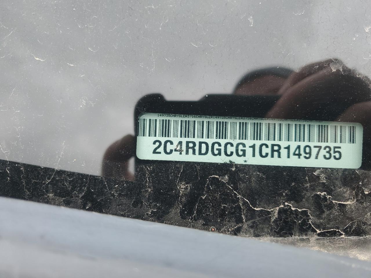 2012 Dodge Grand Caravan Sxt VIN: 2C4RDGCG1CR149735 Lot: 70663845