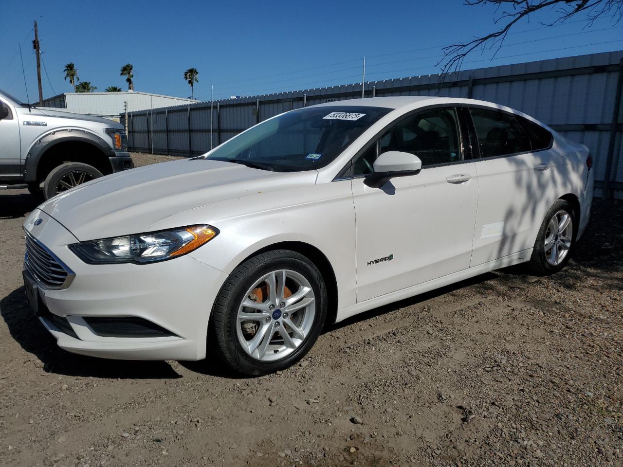 2018 Ford Fusion Se Hybrid იყიდება Mercedes-ში, TX - Water/Flood