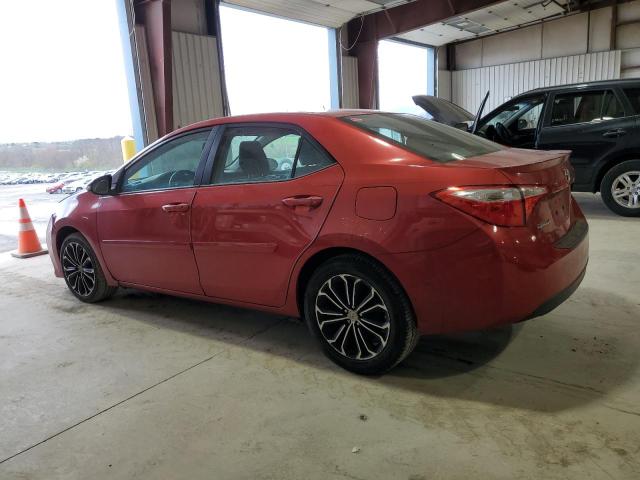  TOYOTA COROLLA 2016 Красный