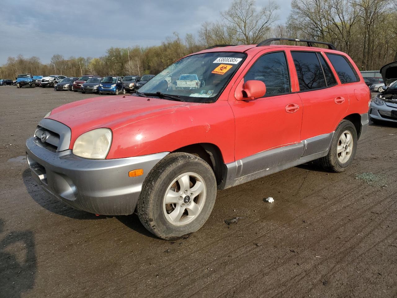 2005 Hyundai Santa Fe Gls de vânzare în Ellwood City, PA - Front End