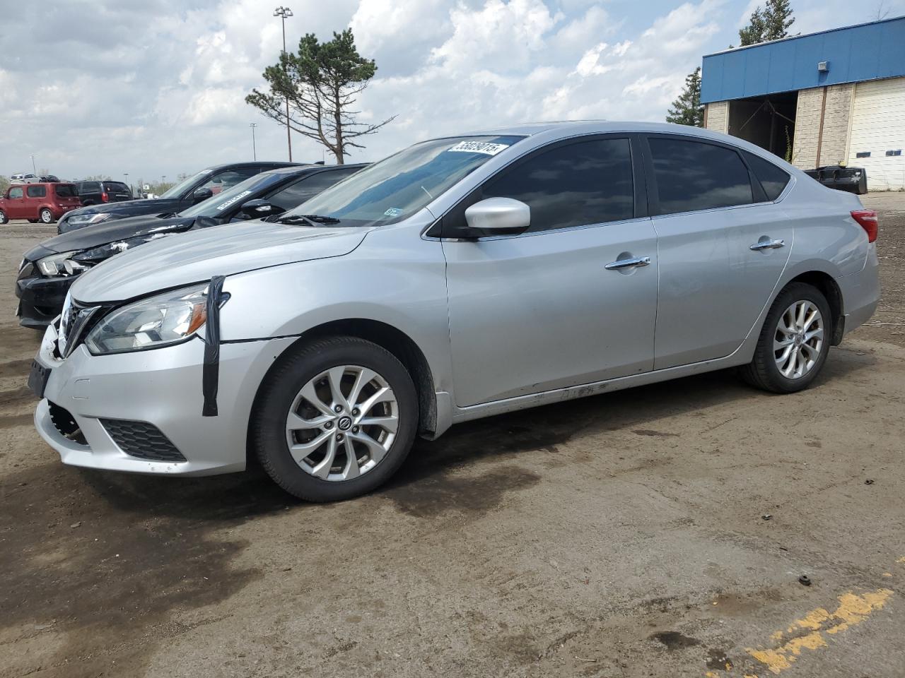 2017 Nissan Sentra S for Sale in Woodhaven, MI - Front End
